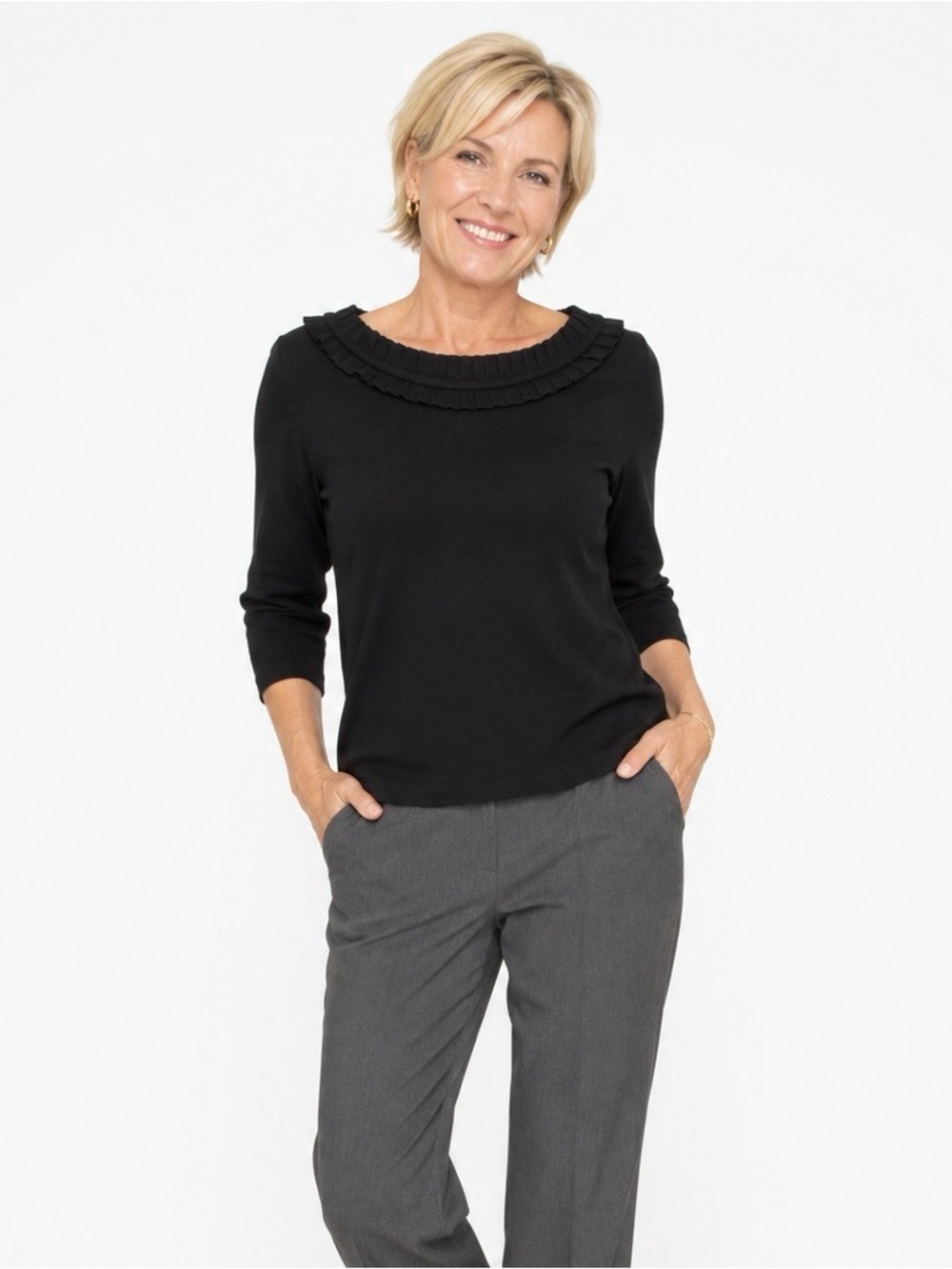 Jones New York Women’s Black Sweater S